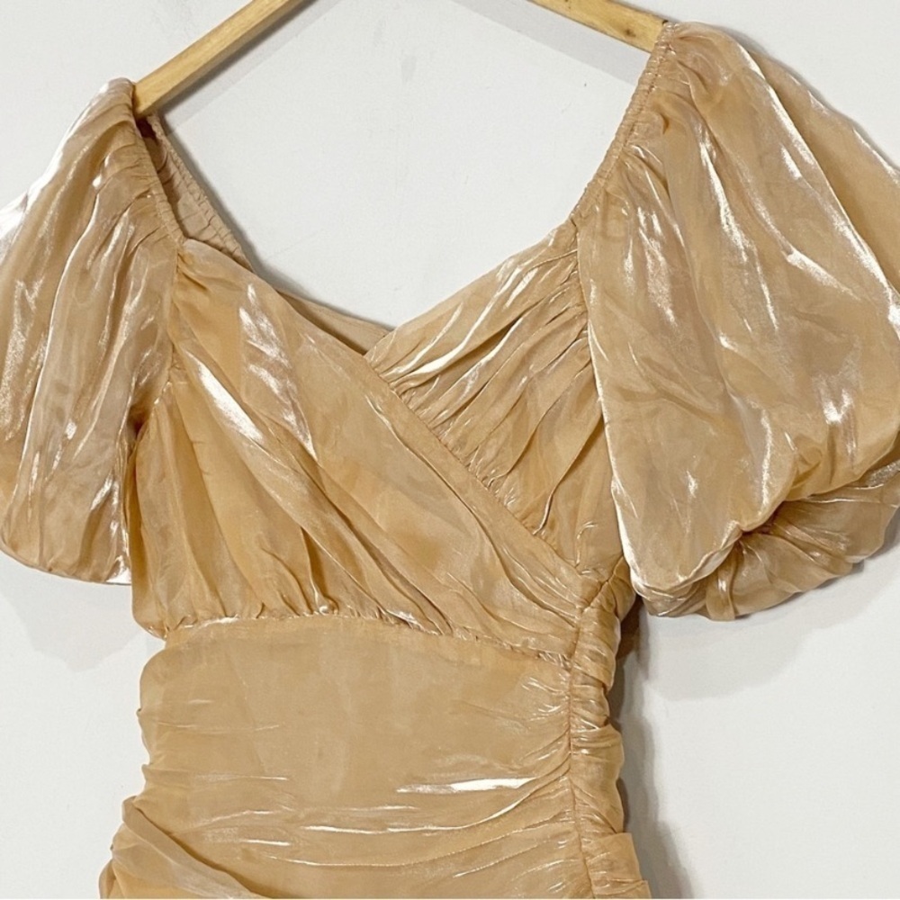 STORIA Ruched Mini Dress Fairycore Whimsical - Picture 9 of 14